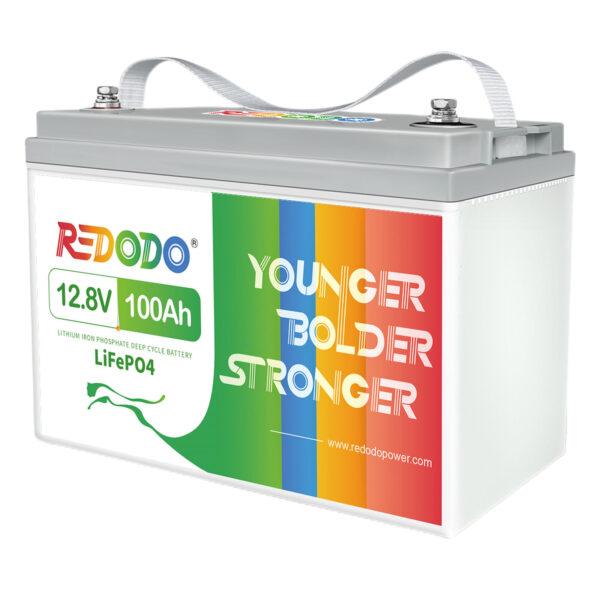 Lifepo4 12v 100ah akkumulátor 1,2kwh (Lítium-vasfoszfát akku) - Redodo