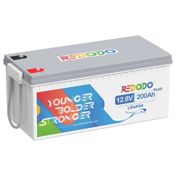 Lifepo4 12v 200ah akkumulátor 2,4kwh (Lítium-vasfoszfát akku) - Redodo