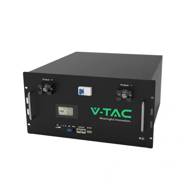 Lifepo4 48v 200ah akkumulátor 9,6kwh (Lítium-vasfoszfát akku) Rack - V-TAC